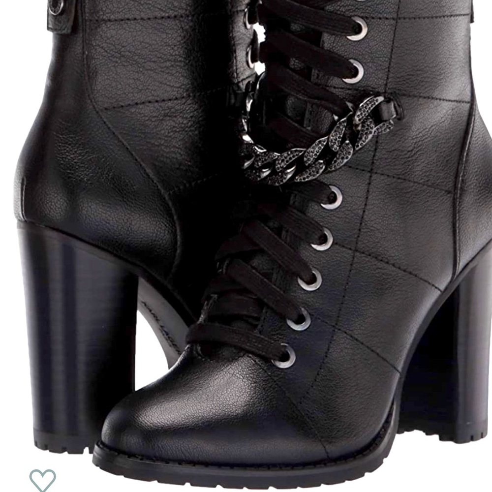 Karl Lagerfeld Jada Block Heel Booties